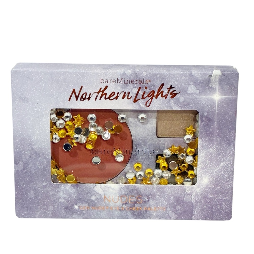 BAREMINERALS NORTHERN LIGHTS NUDE GEN NUDE & CHEEK PALETTE NEW IN BOX